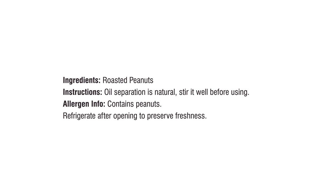 Disano Unsweetened Peanut Butter, Crunchy   Plastic Jar  1 kilogram